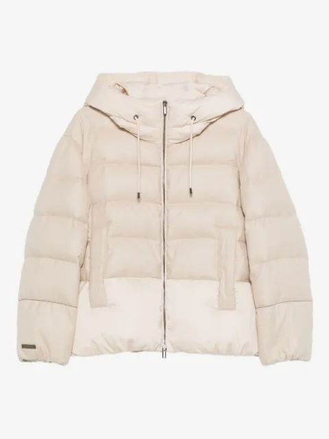 Peserico hooded quilted jacket