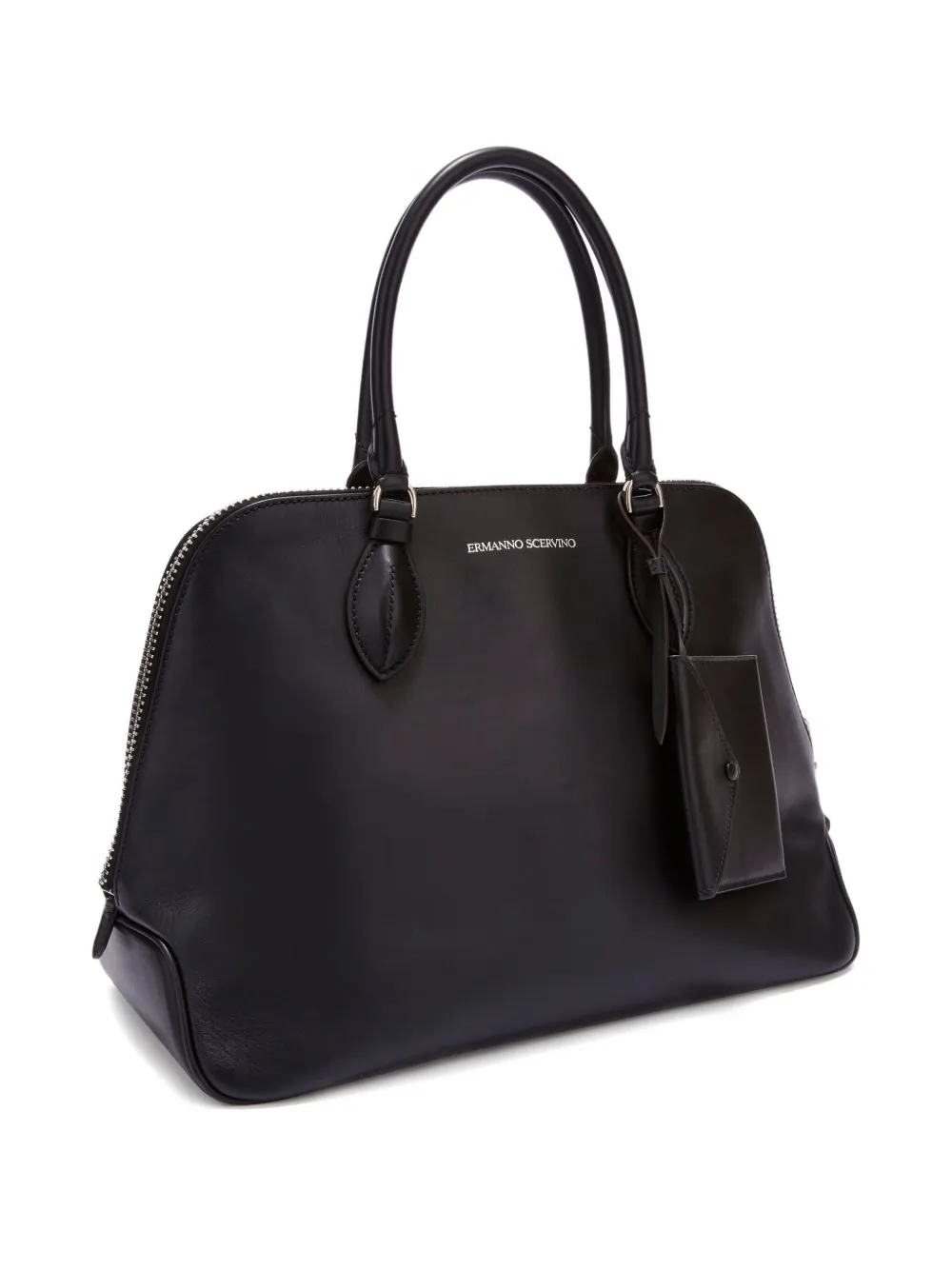 Ermanno Scervino Large Orsetta Zip-top Shoulder Bag In Black
