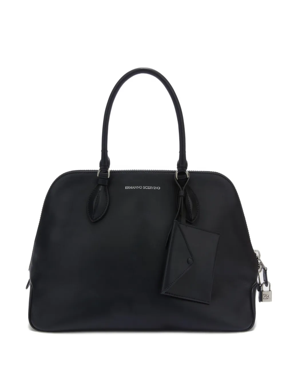 Ermanno Scervino large Orsetta zip-top shoulder bag - ブラック Ermanno Scervino large Orsetta zip-top shoulder bag - ブラック