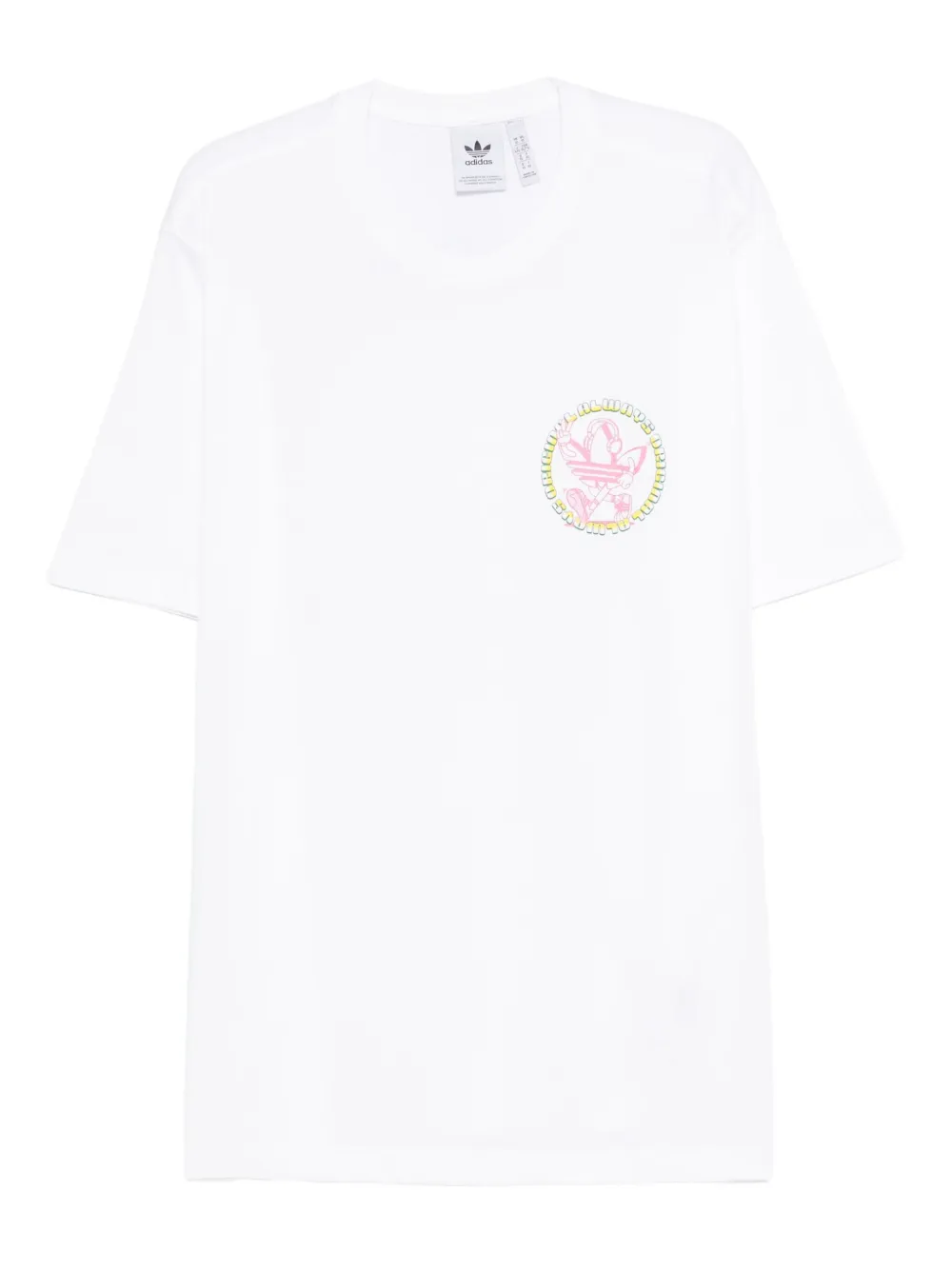adidas graphic-logo T-shirt | White | Image 1