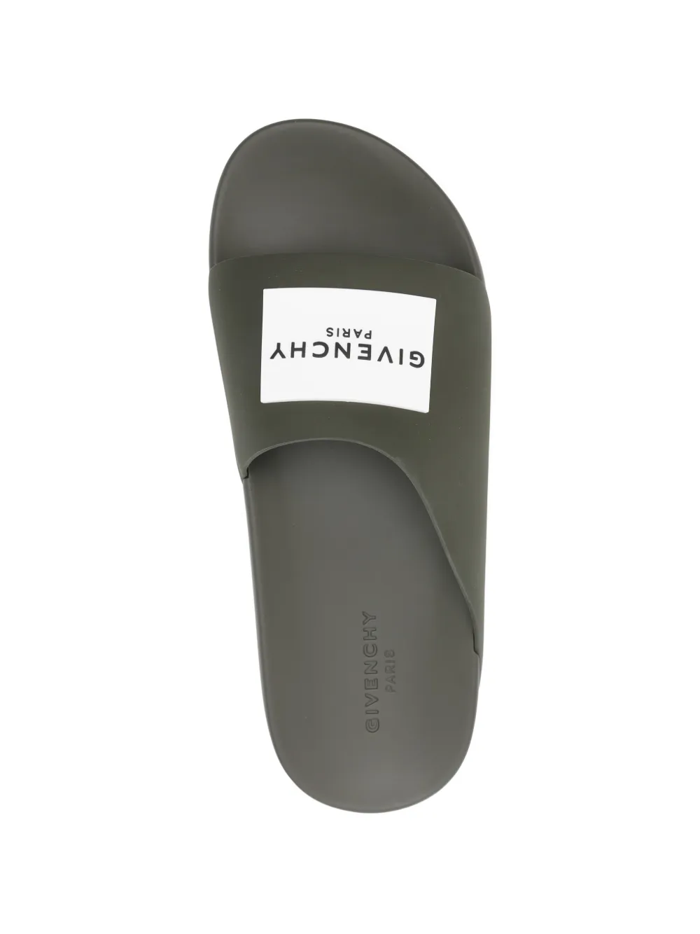 Givenchy logo-detail slides Groen