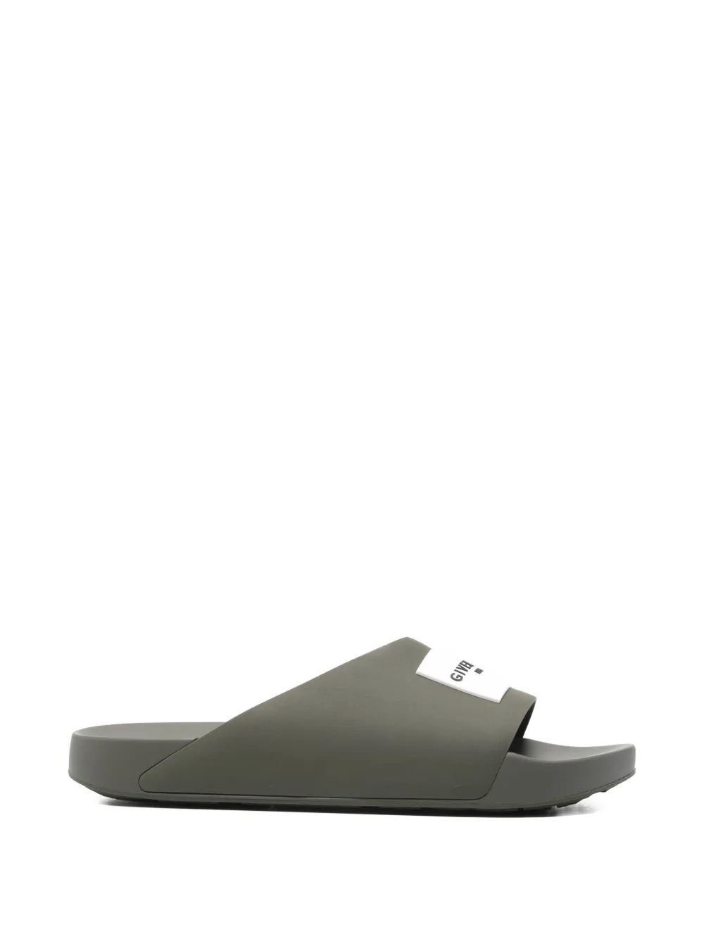 Givenchy logo-detail slides Groen