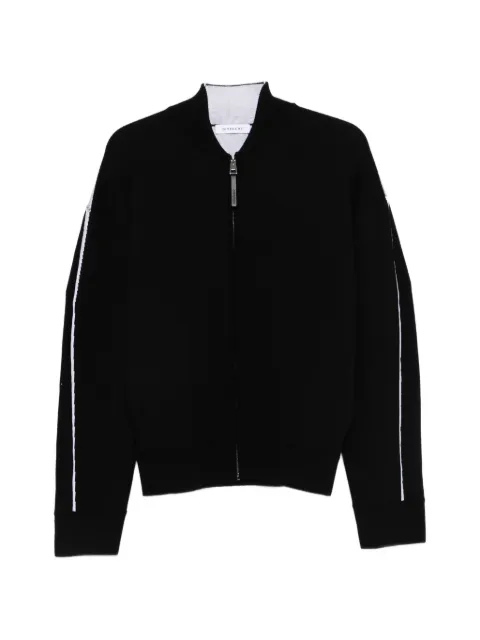 Givenchy couture-seam zipped cardigan