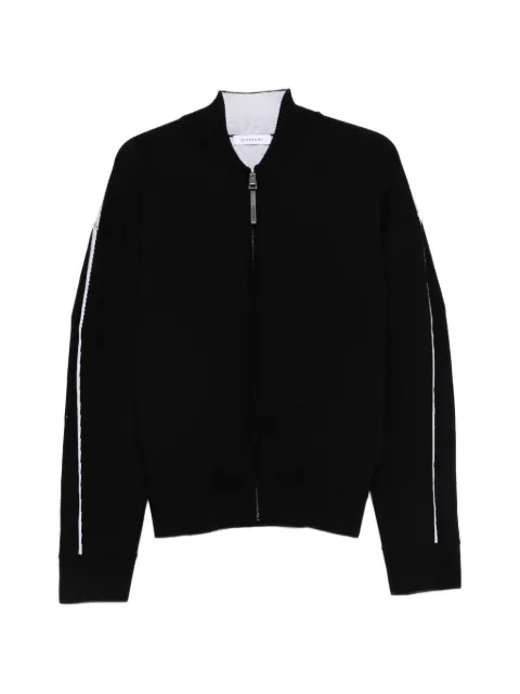 Givenchy couture-seam zipped cardigan