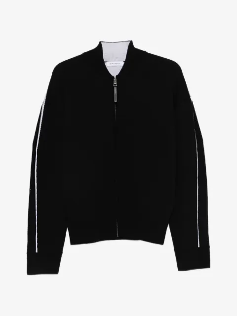 Givenchy couture-seam zipped cardigan