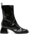 Nodaleto zip-detail boots - Black
