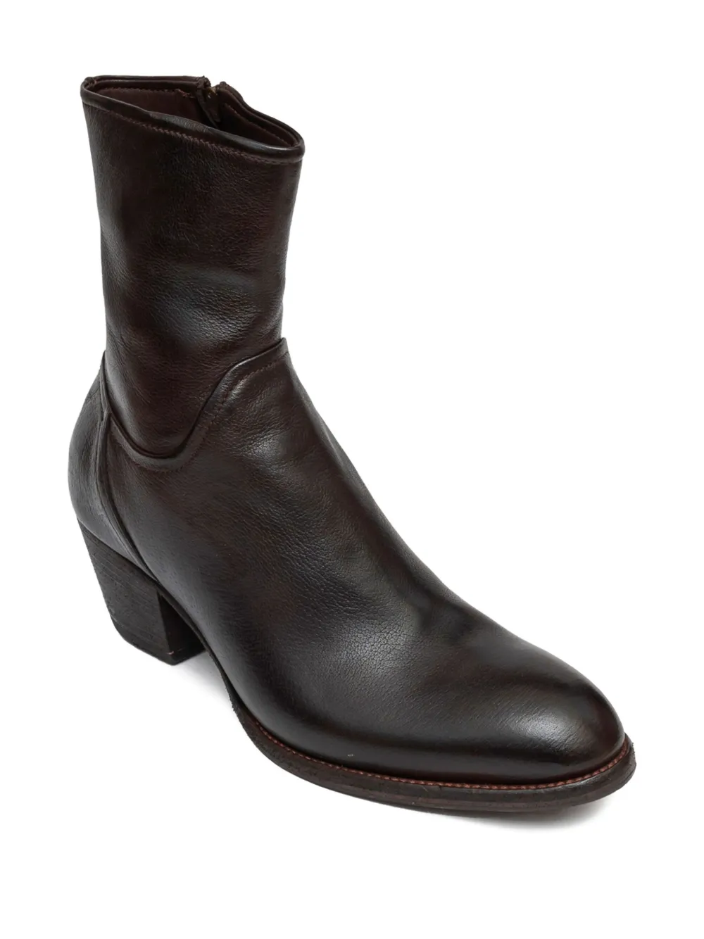 PAUL SILENCE 55mm zip-detail leather boots | Combat Boots | Image 2