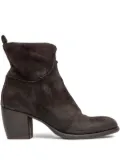 PAUL SILENCE 65mm zip-detail block-heel boots - Brown