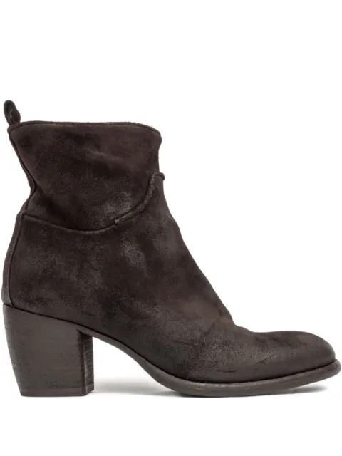 PAUL SILENCE 65mm zip-detail block-heel boots