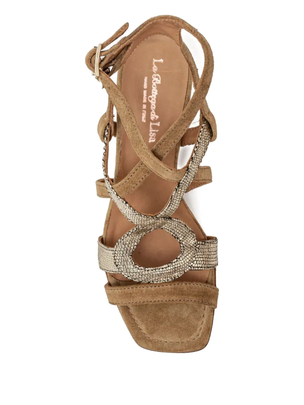 La Bottega Di Lisa 80mm Block-heel Sandals In Brown