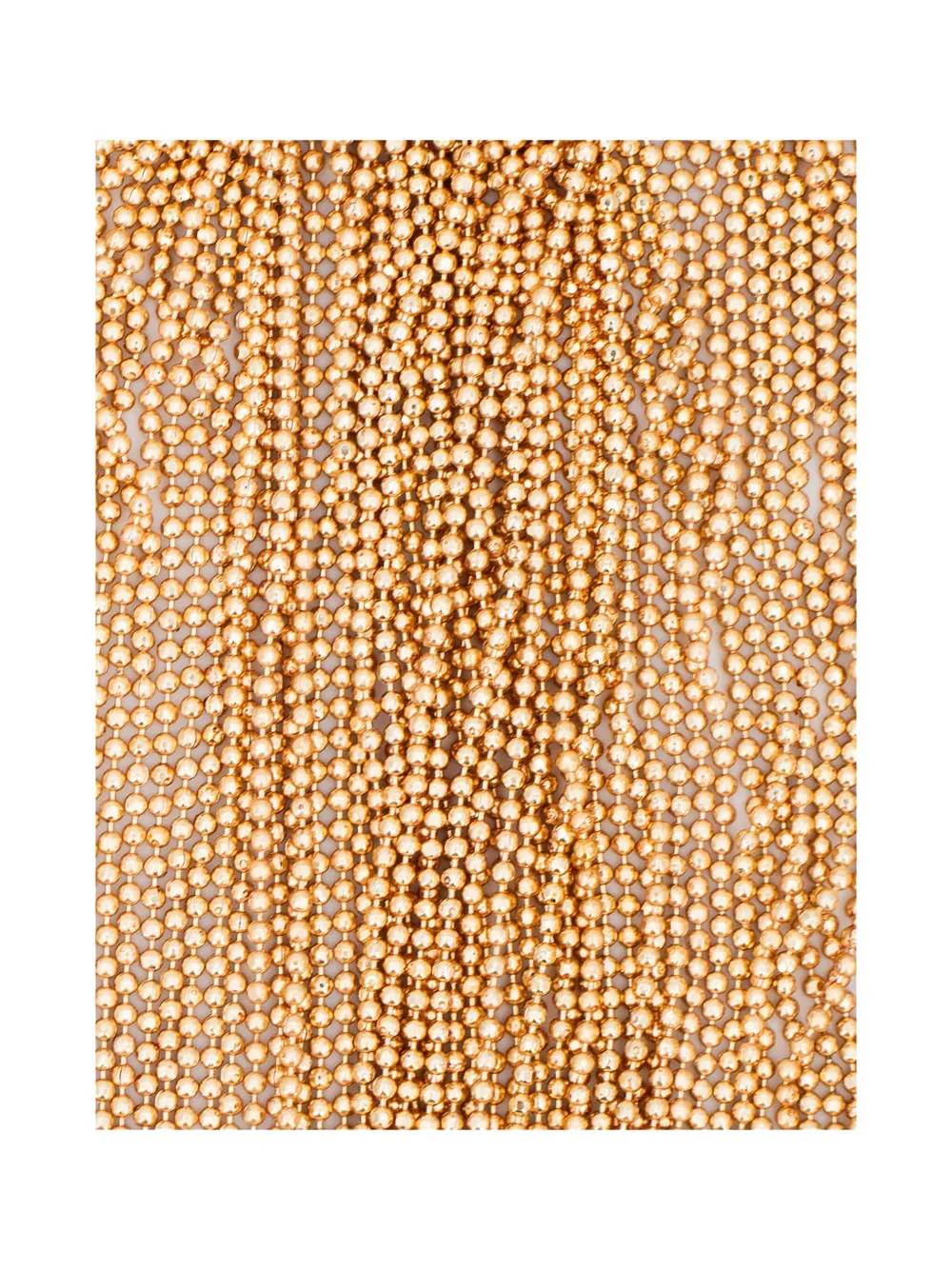 Fabiana Filippi Multi-strand Blush Necklace With Metallic Clasps In Yellow