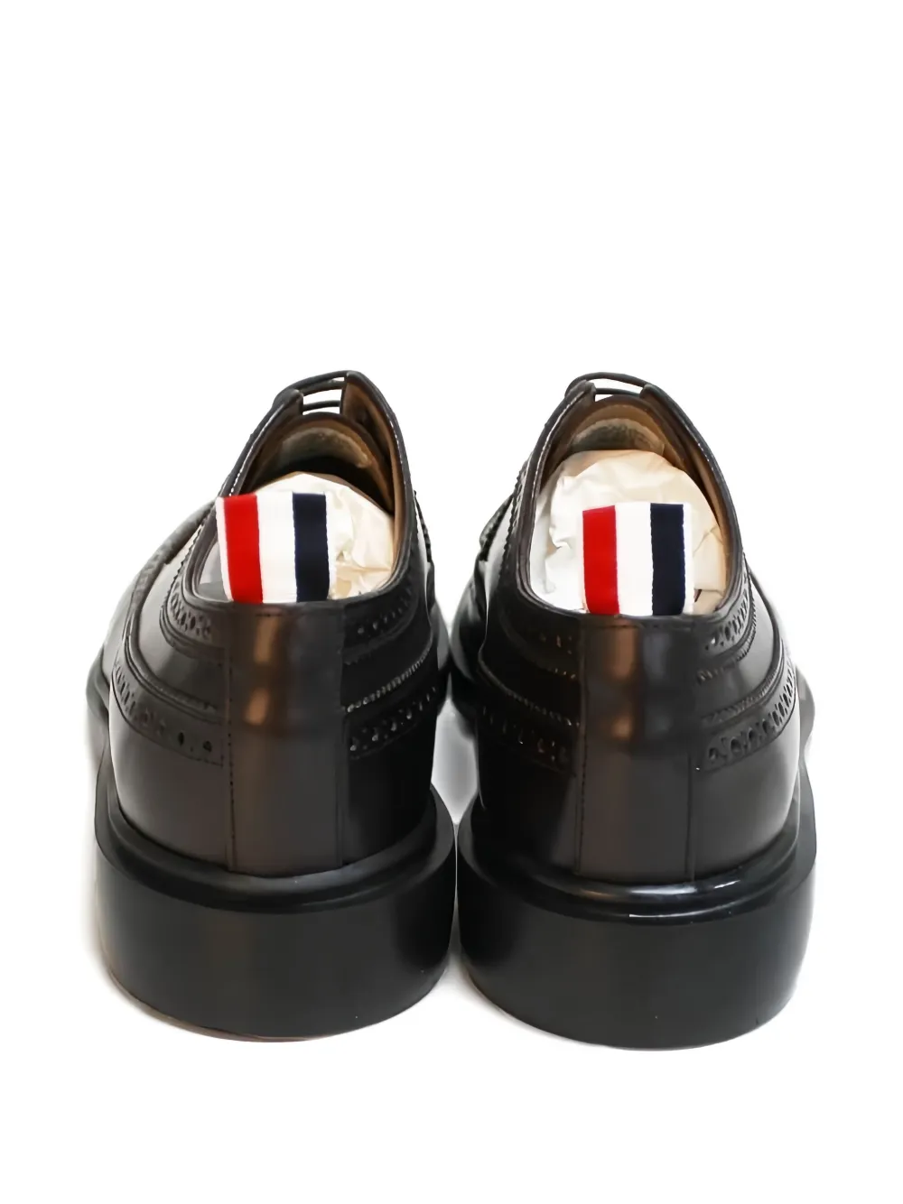 Thom Browne Veterschoenen met brogue detail Bruin