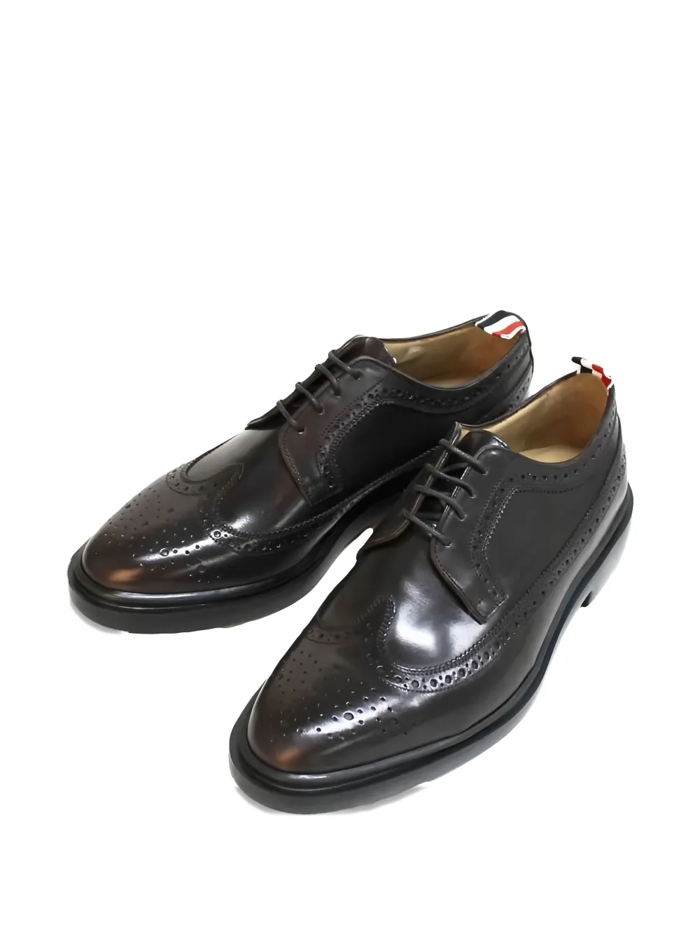 Thom Browne Veterschoenen met brogue detail Bruin