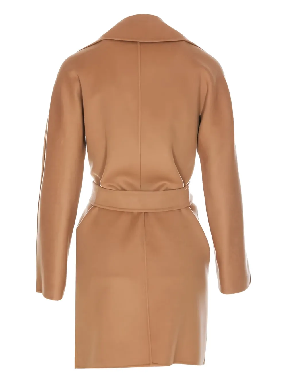 Max Mara belted-wrap coat - ブラウン Max Mara belted-wrap coat - ブラウン