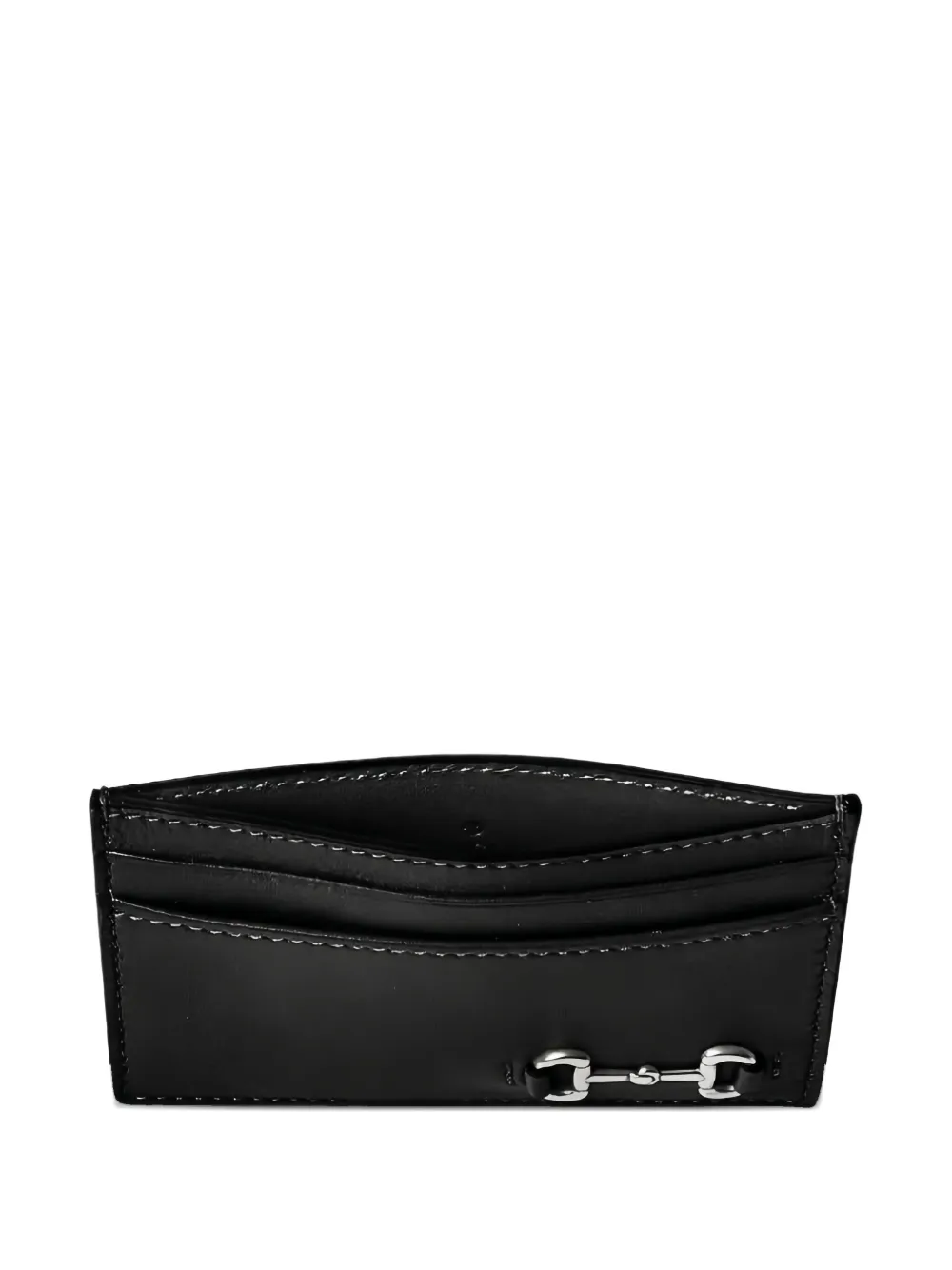 Gucci Pasjeshouder met Horsebit-detail - Zwart