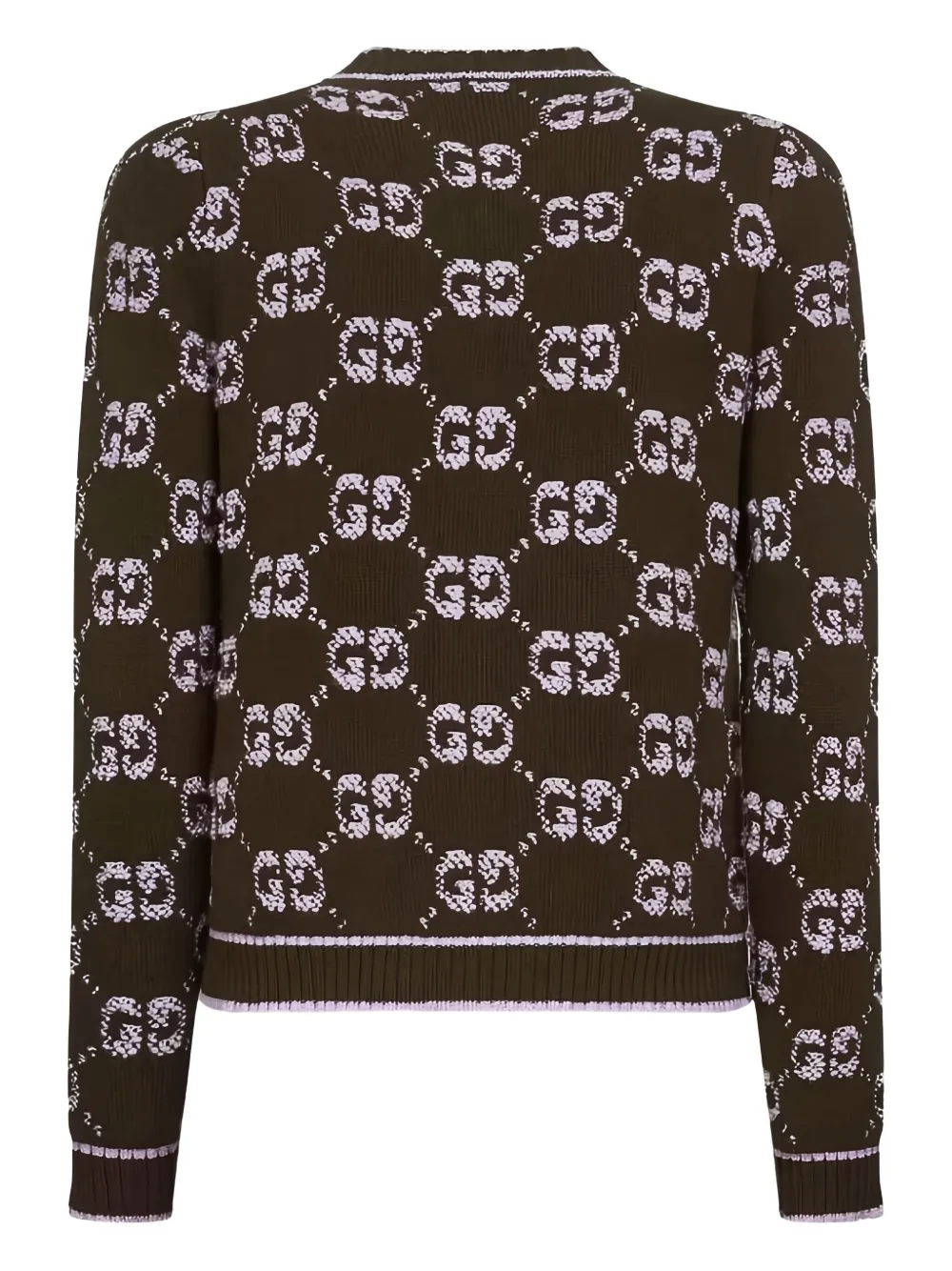 Gucci Vest met jacquard zak Groen