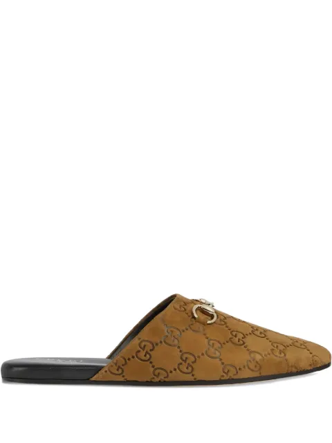 Gucci horsebit-detail flat shoes