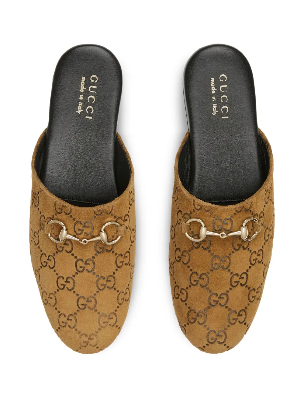 Gucci Mules With Horsebit | Brown | FARFETCH