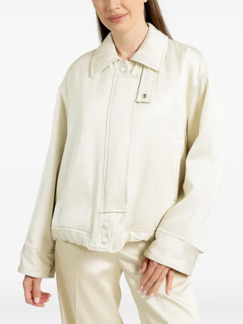 Jil Sander chamarra bomber con cierre