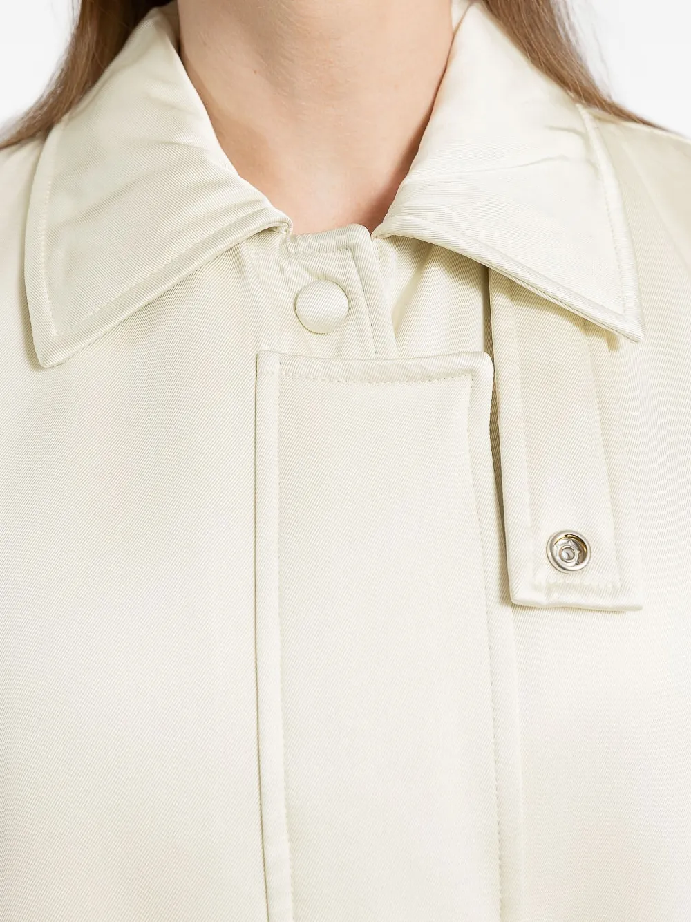 Jil Sander Twill bomberjack Beige