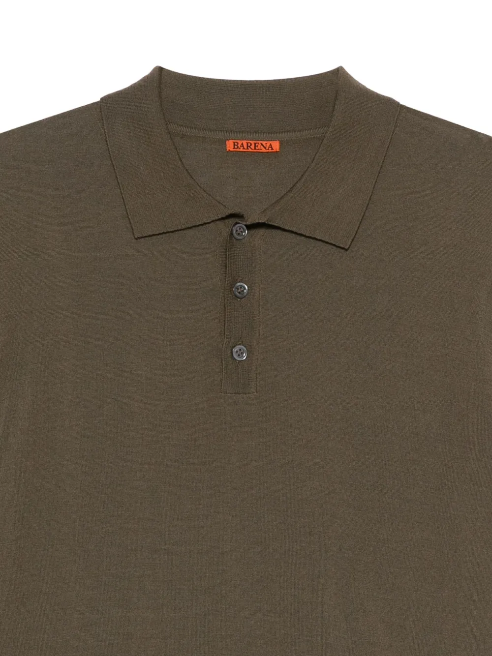 Barena Venezia Pevaron Polo In Green Wool In Green