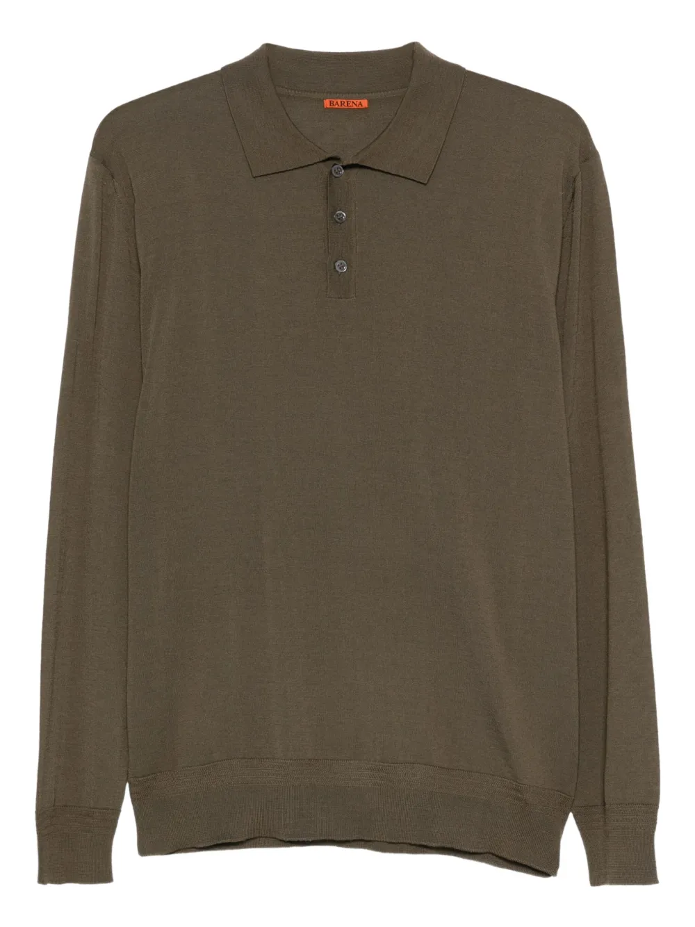 Barena Venezia Pevaron Polo In Green Wool In Green
