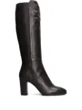 Julie Dee leather zip-detail boots - Brown