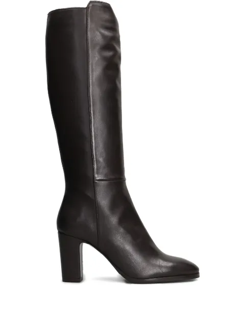 Julie Dee leather zip-detail boots