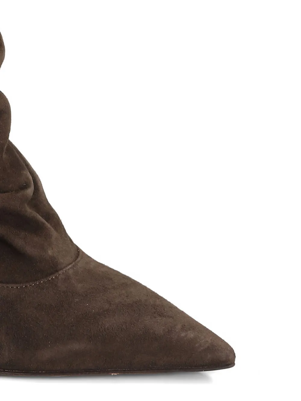 The Seller suede pointed-toe boots Brown