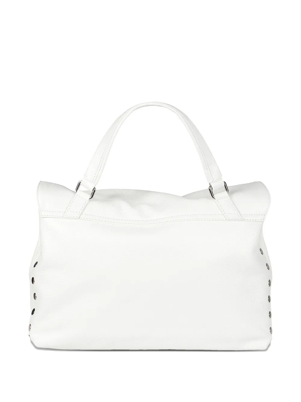 Zanellato studded leather satchel - ホワイト Zanellato studded leather satchel - ホワイト