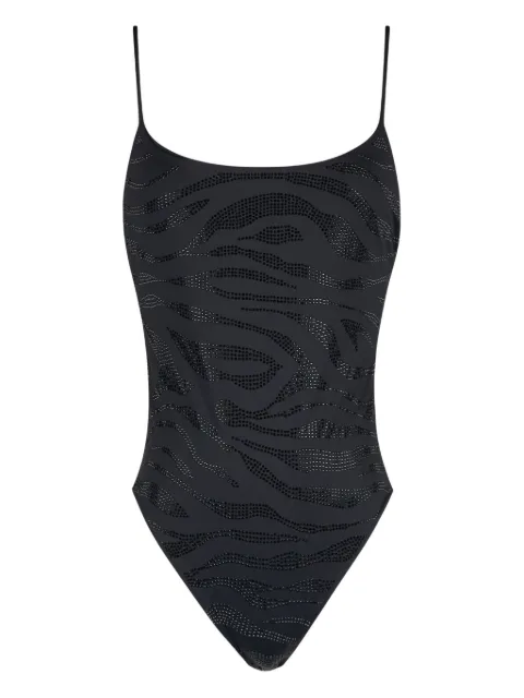 MC2 Saint Barth Cecille zebra strass swimsuit