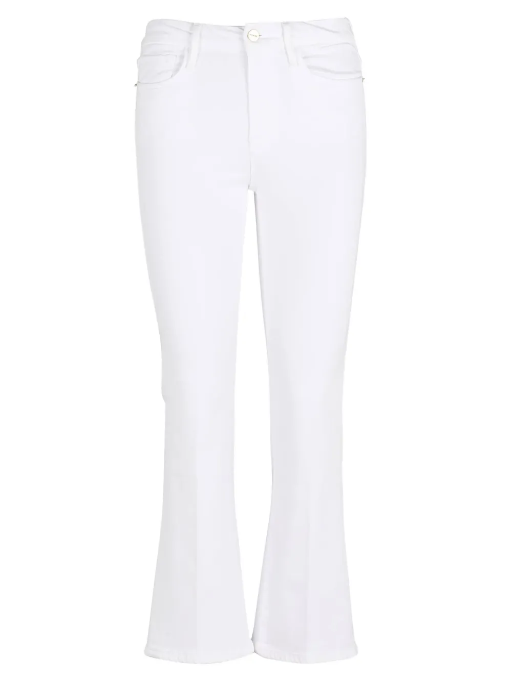 Frame Flared Jeans In White