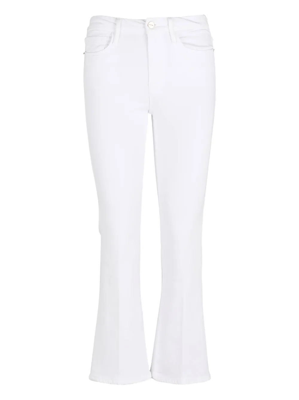 Frame Flared Jeans In White