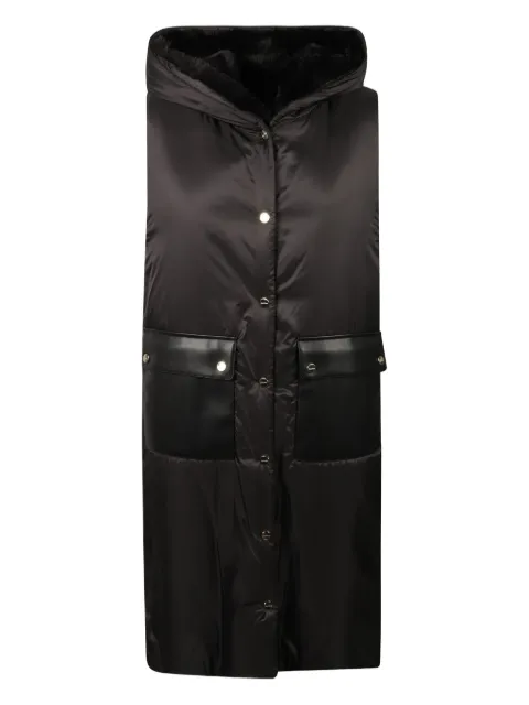Max Mara hooded quilted gilet