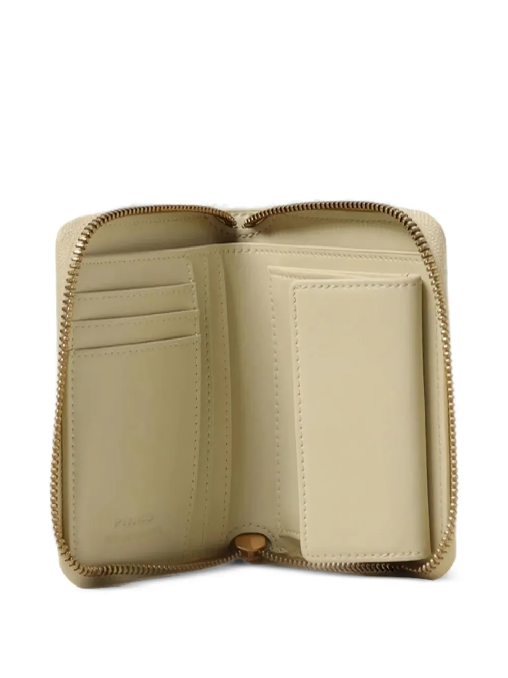 PINKO Love Birds portemonnee met rits Beige