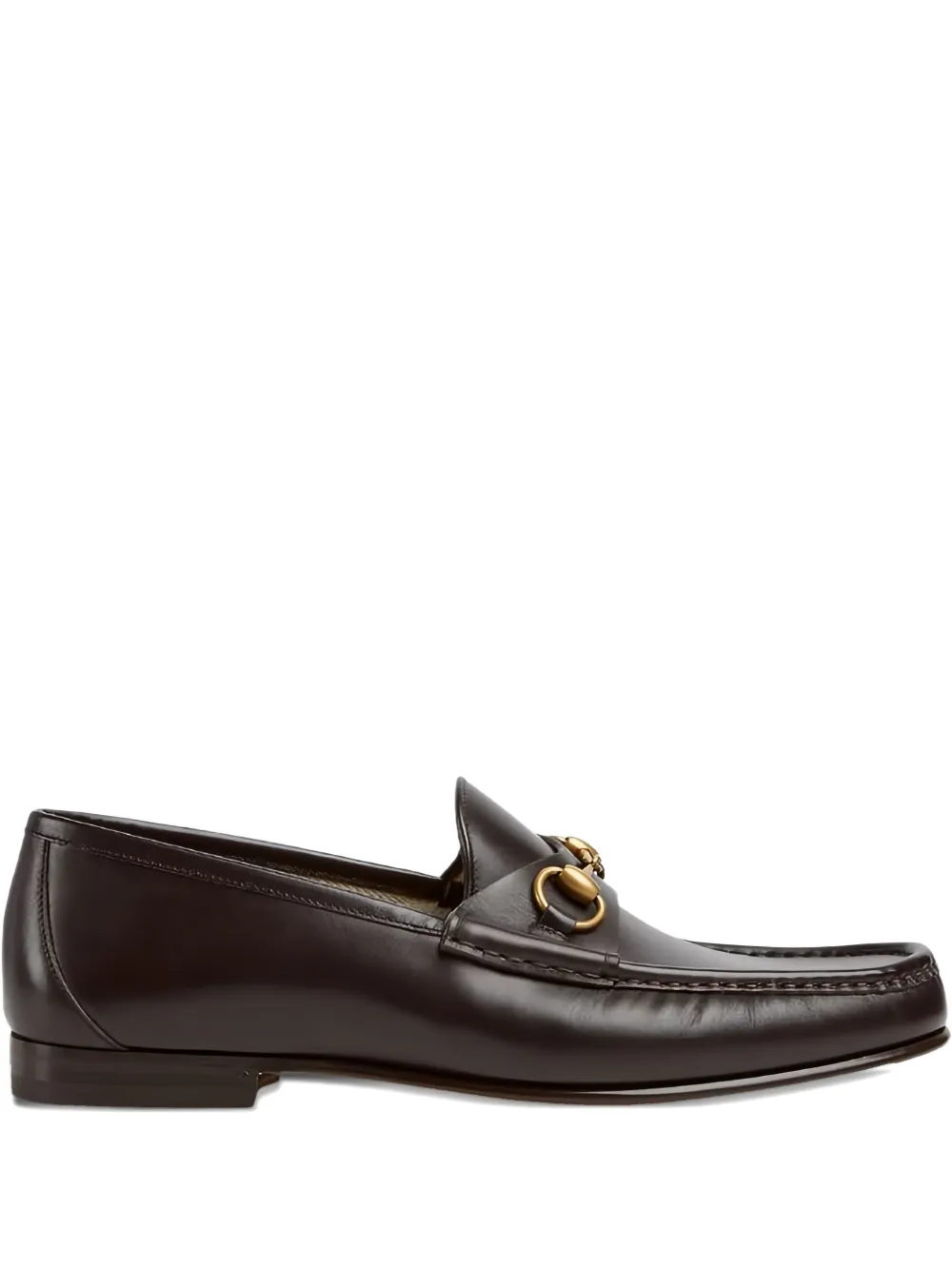 Gucci horsebit leather loafers - ブラウン Gucci horsebit leather loafers - ブラウン