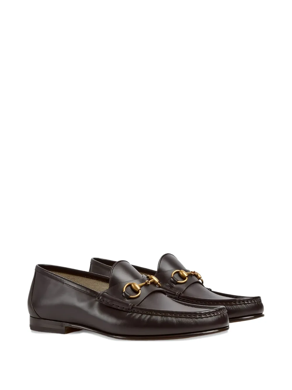 Gucci Horsebit leren loafers - Bruin