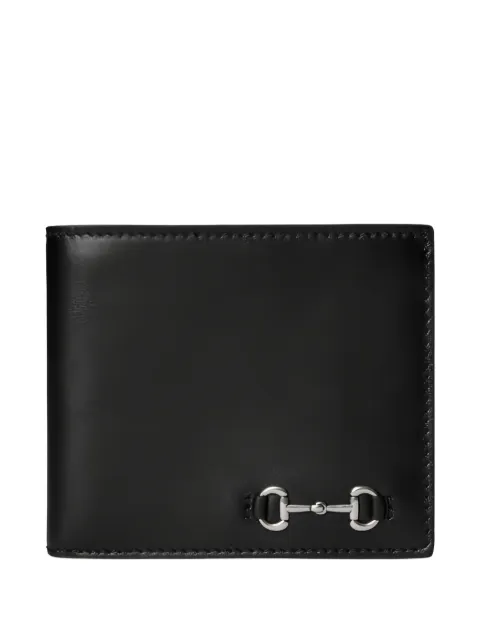 Gucci tarjetero plegable con detalle horsebit