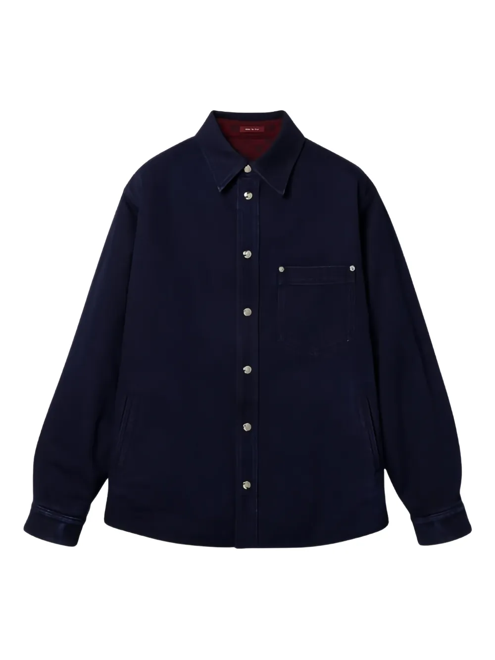 Gucci reversible denim flannel shirt - ブルー Gucci reversible denim flannel shirt - ブルー