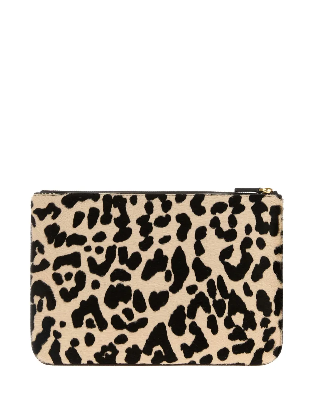 Valentino Vlogo Leopard-print Clutch Bag In Neutral