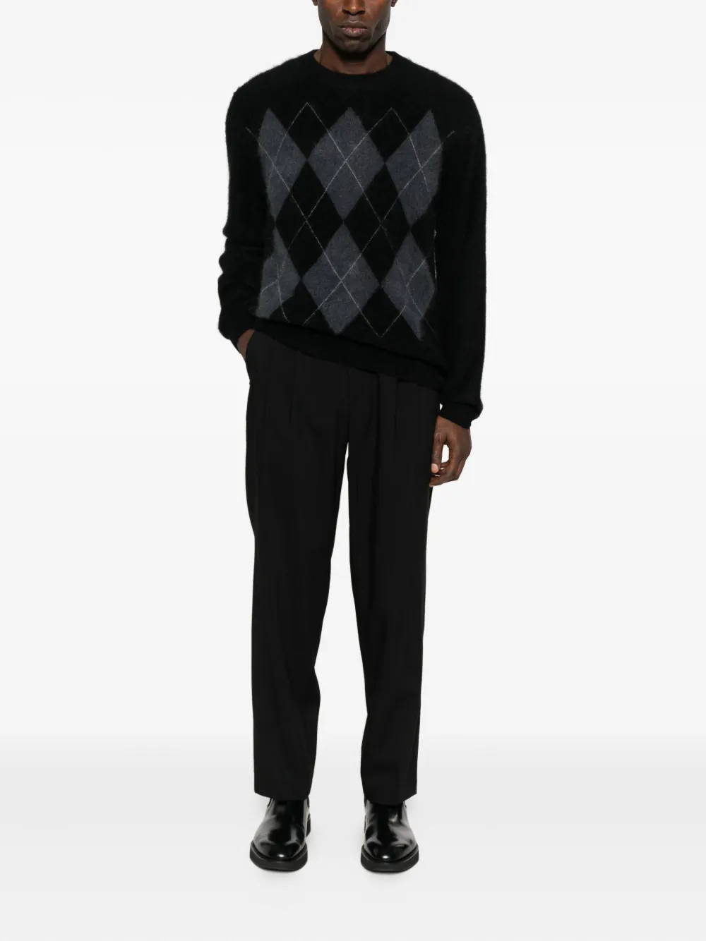 Barena pleated-front tailored trousers - Zwart