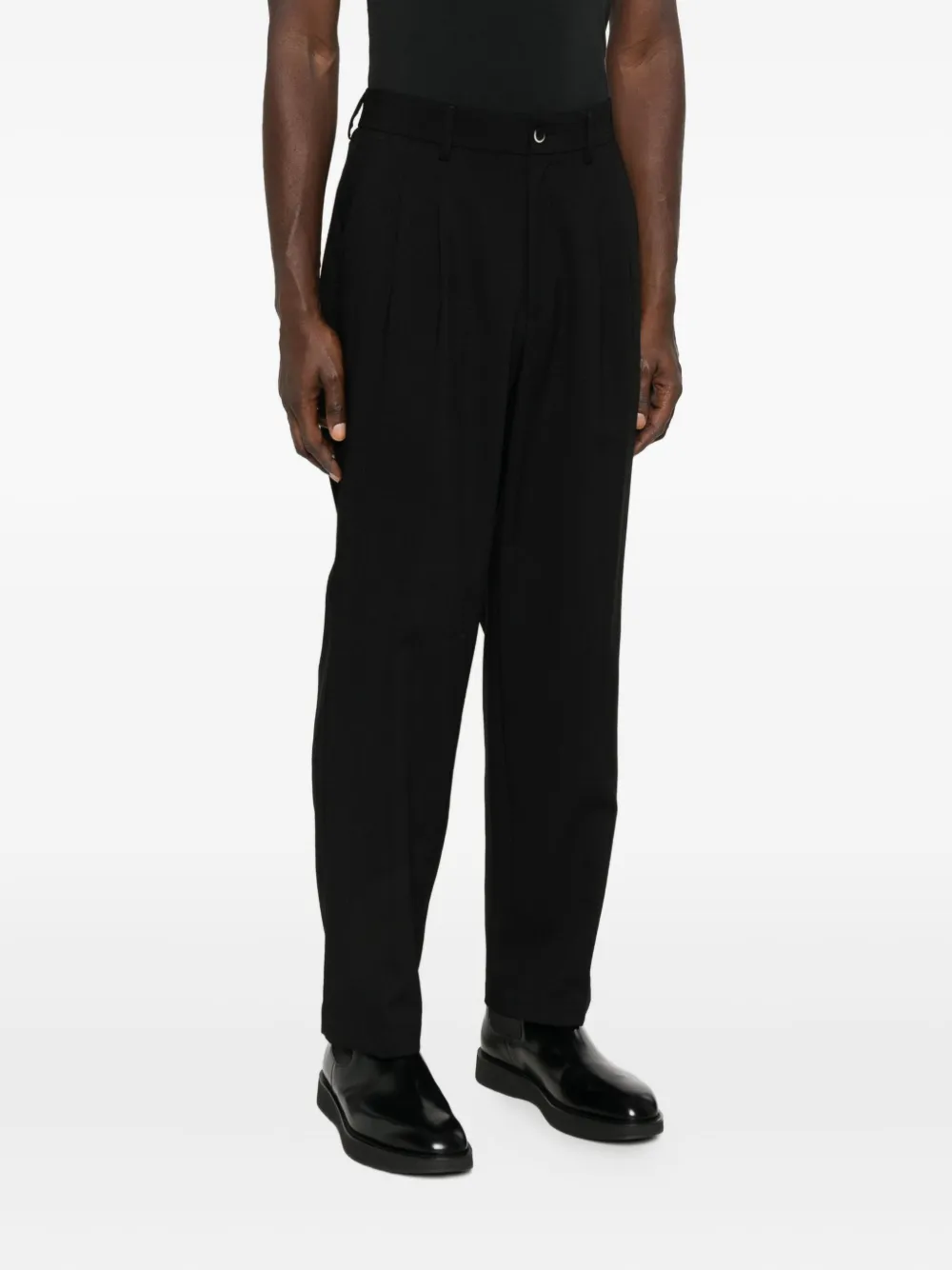 Barena Venezia Pleated-front Tailored Trousers In Black