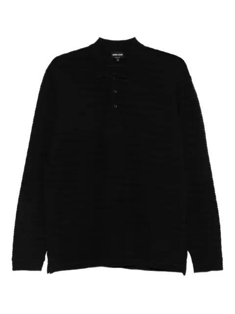 Giorgio Armani ribbed polo shirt