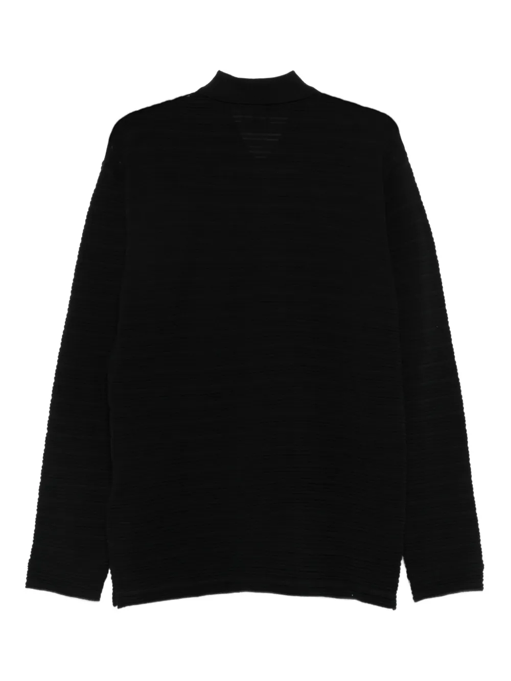 Giorgio Armani playera tipo polo tejida de canalé | Image 2