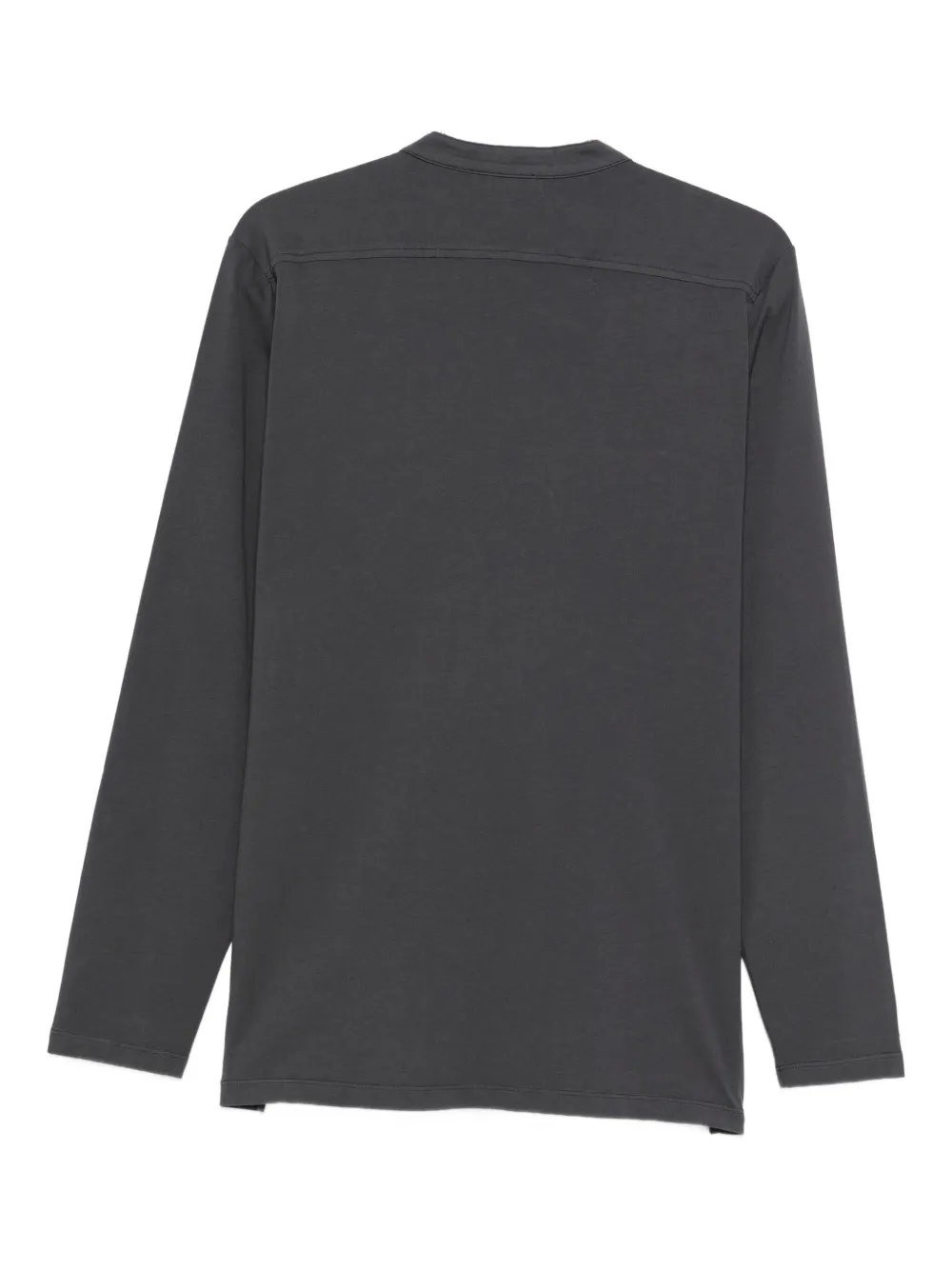 Barena Venezia Henley-neck Long-sleeve T-shirt In Gray