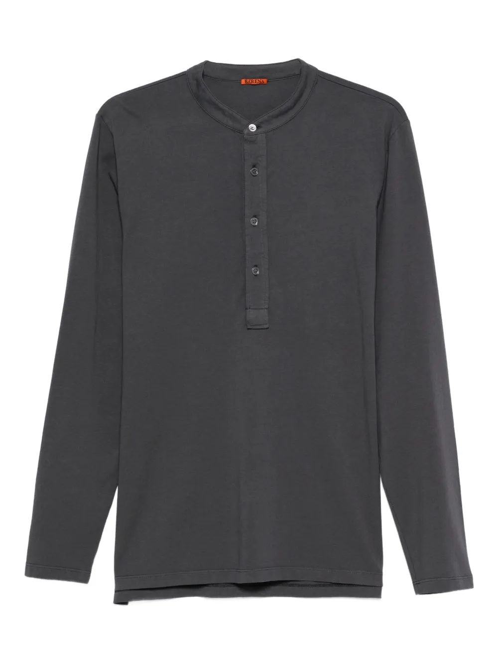 Barena Henley-neck long-sleeve T-shirt | Grey | Image 1