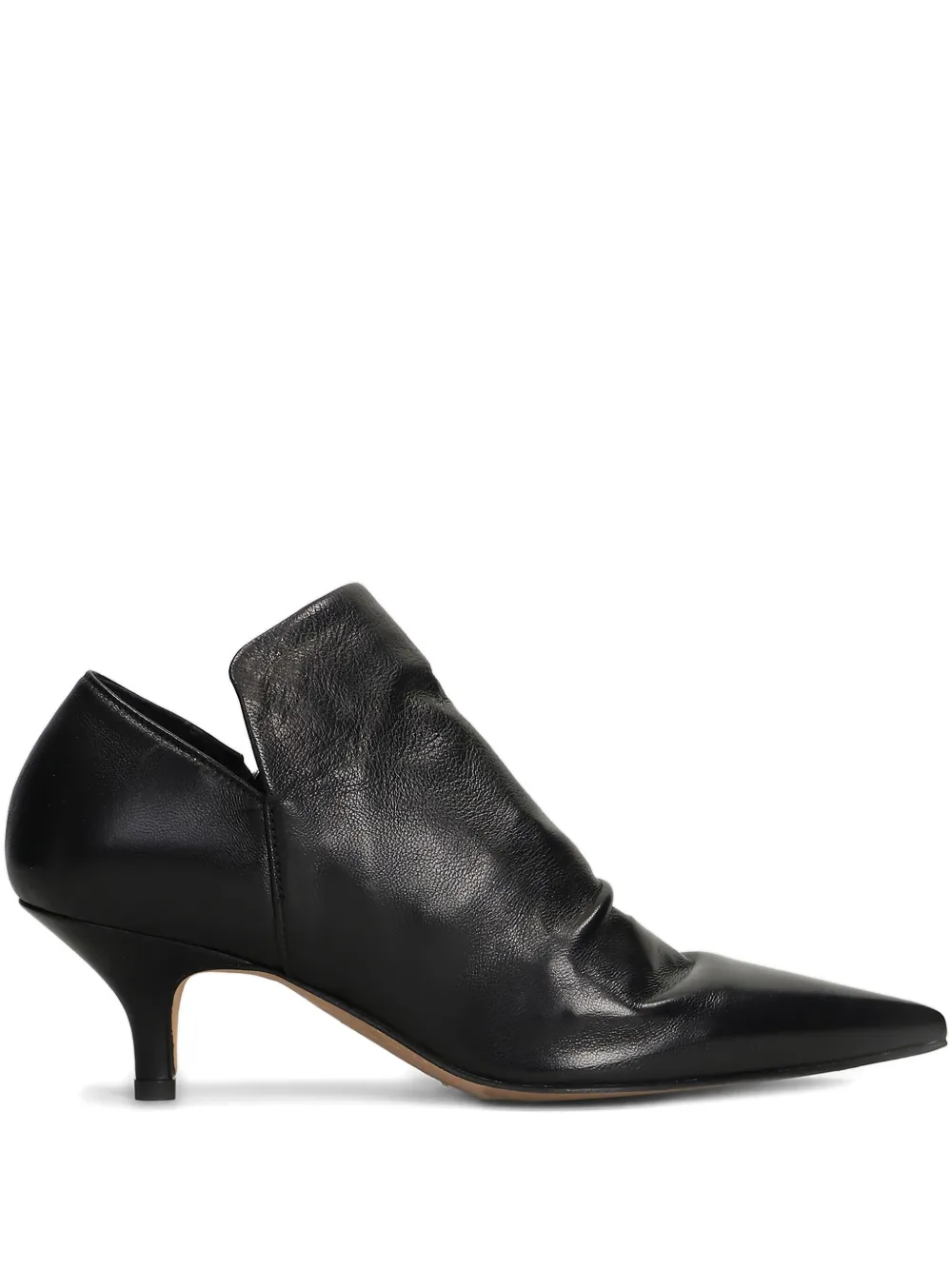 The Seller pointed-toe zipped ankle boots Black