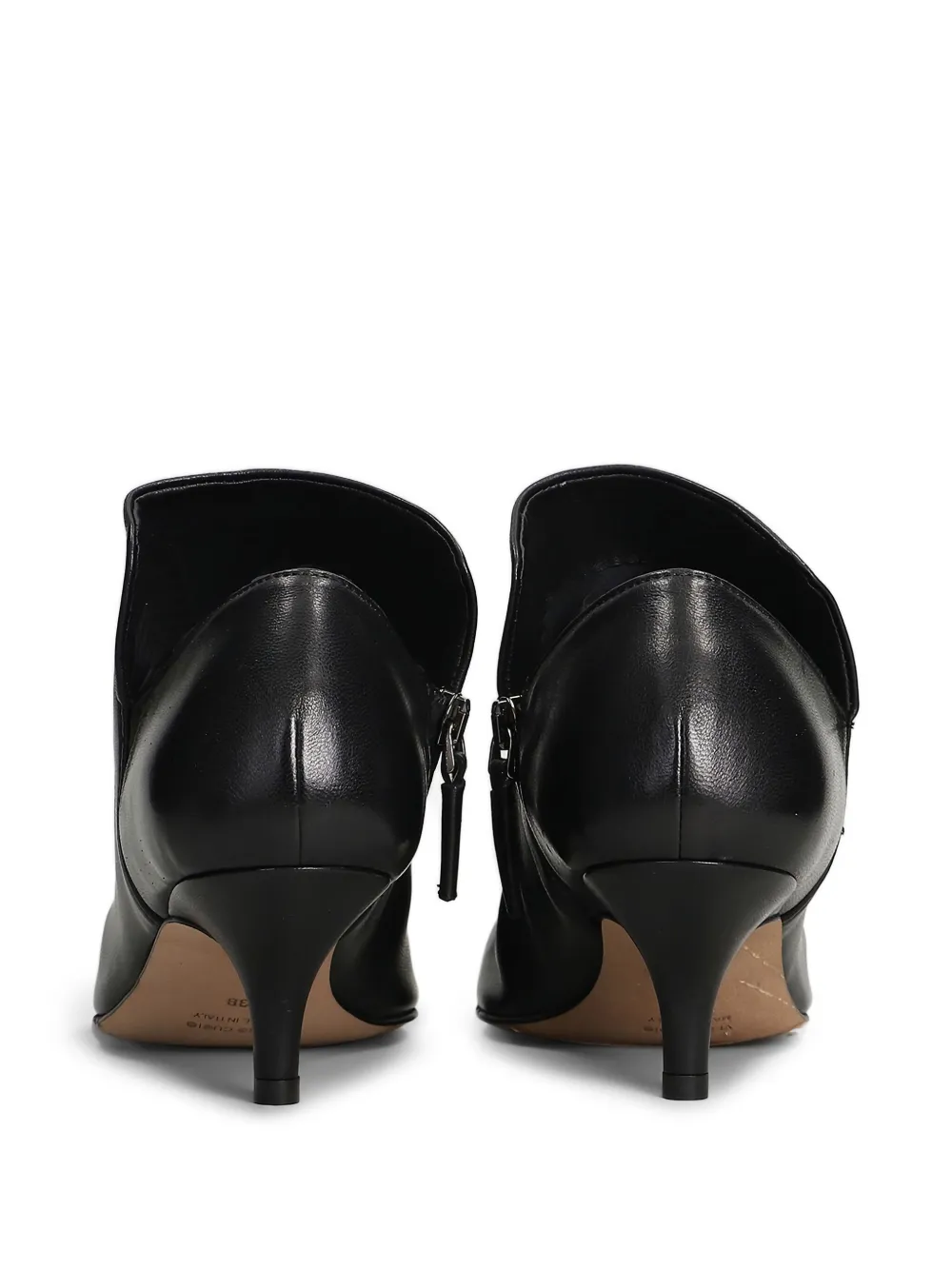 The Seller pointed-toe zipped ankle boots Black