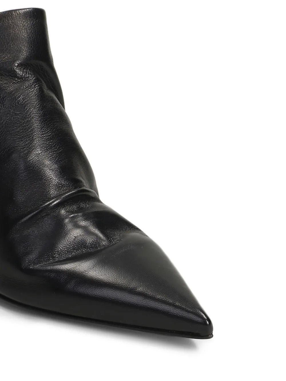 The Seller pointed-toe zipped ankle boots Black