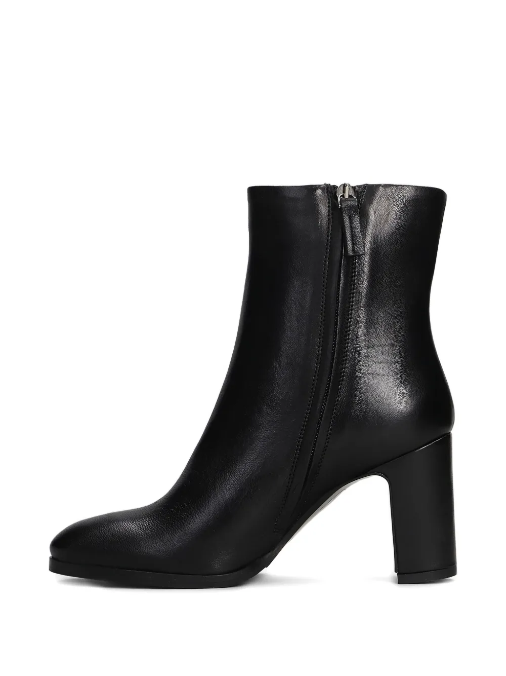 Julie Dee block-heel zipped ankle boots Black